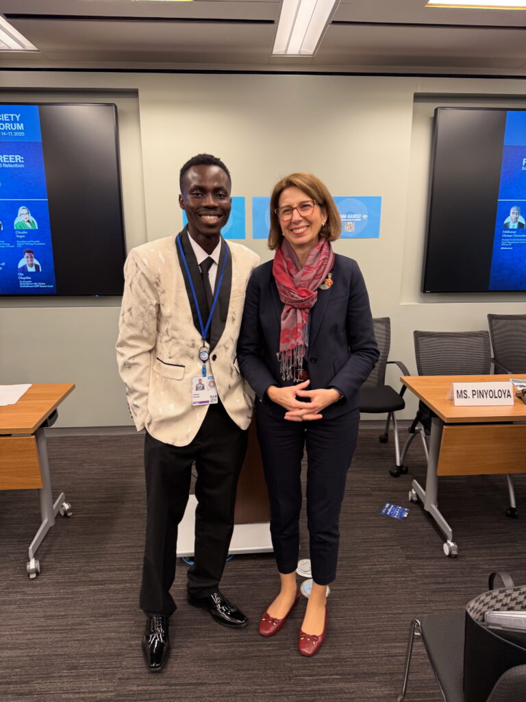With Maria Dimitradou, World Bank Special Representative to the UN & Head of Multilateral Affairs