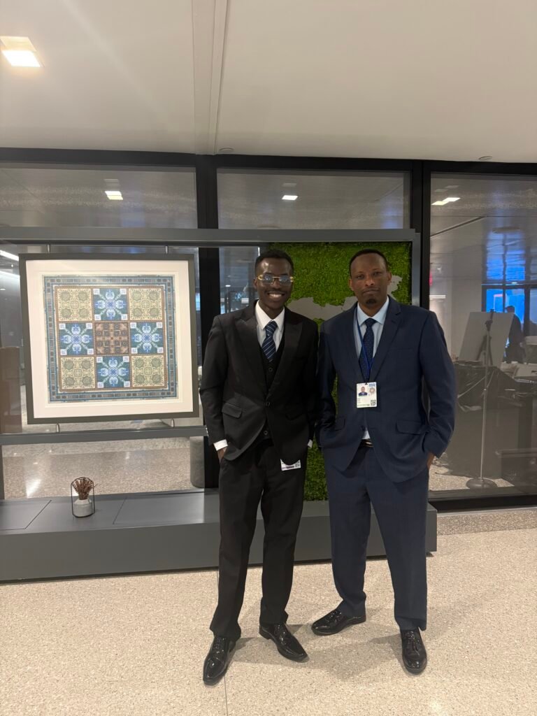 With Buba Gedo Boke, Minister Councillor II at the Ethiopia Embassy in Washington DC