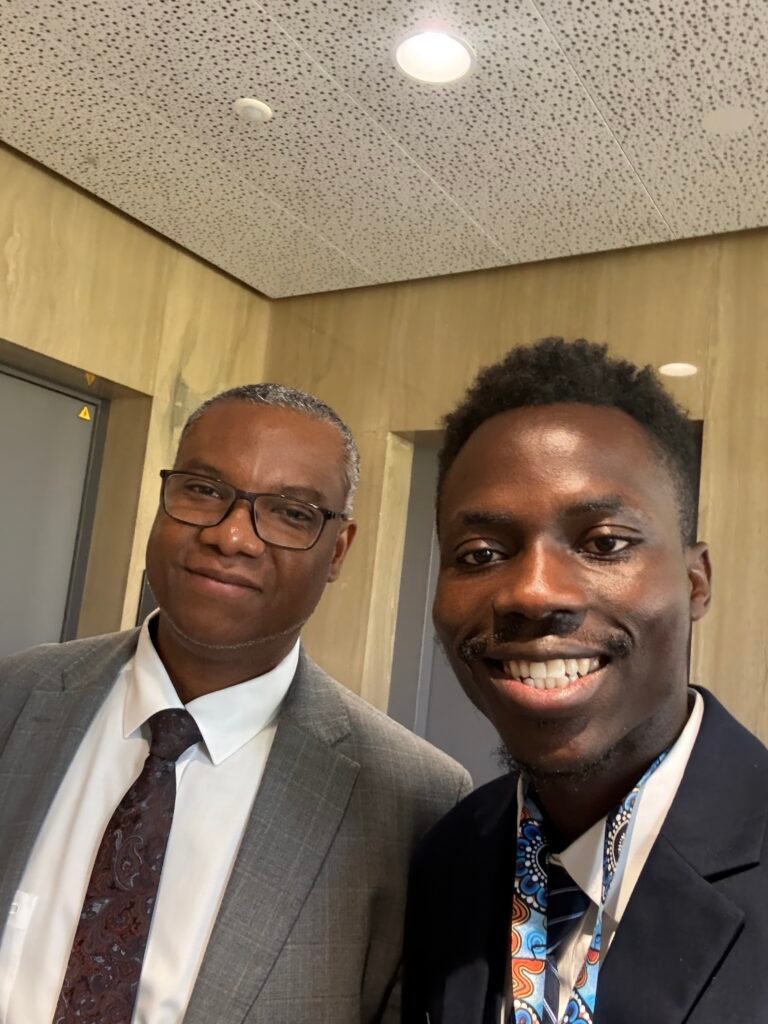 With Dr. Richard S.I. Brown, Jamaica’s Ambassador and Permanent Representative in Switzerland